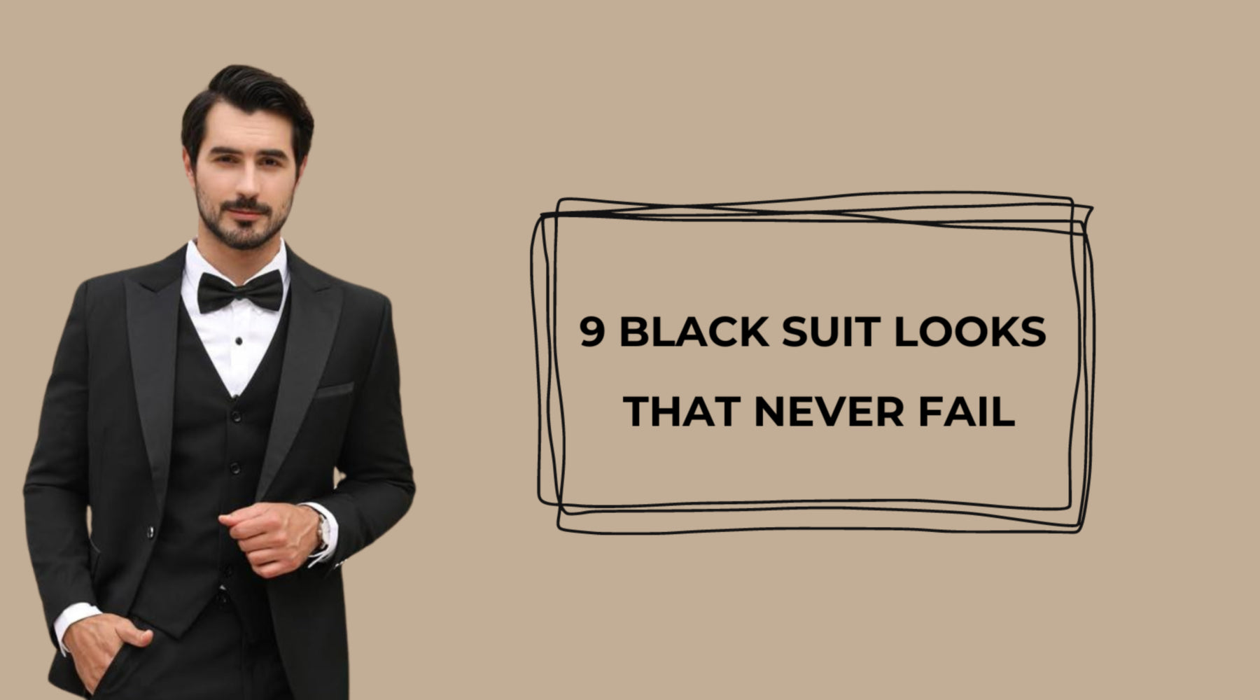 9 Black Suit Looks That Never Fail