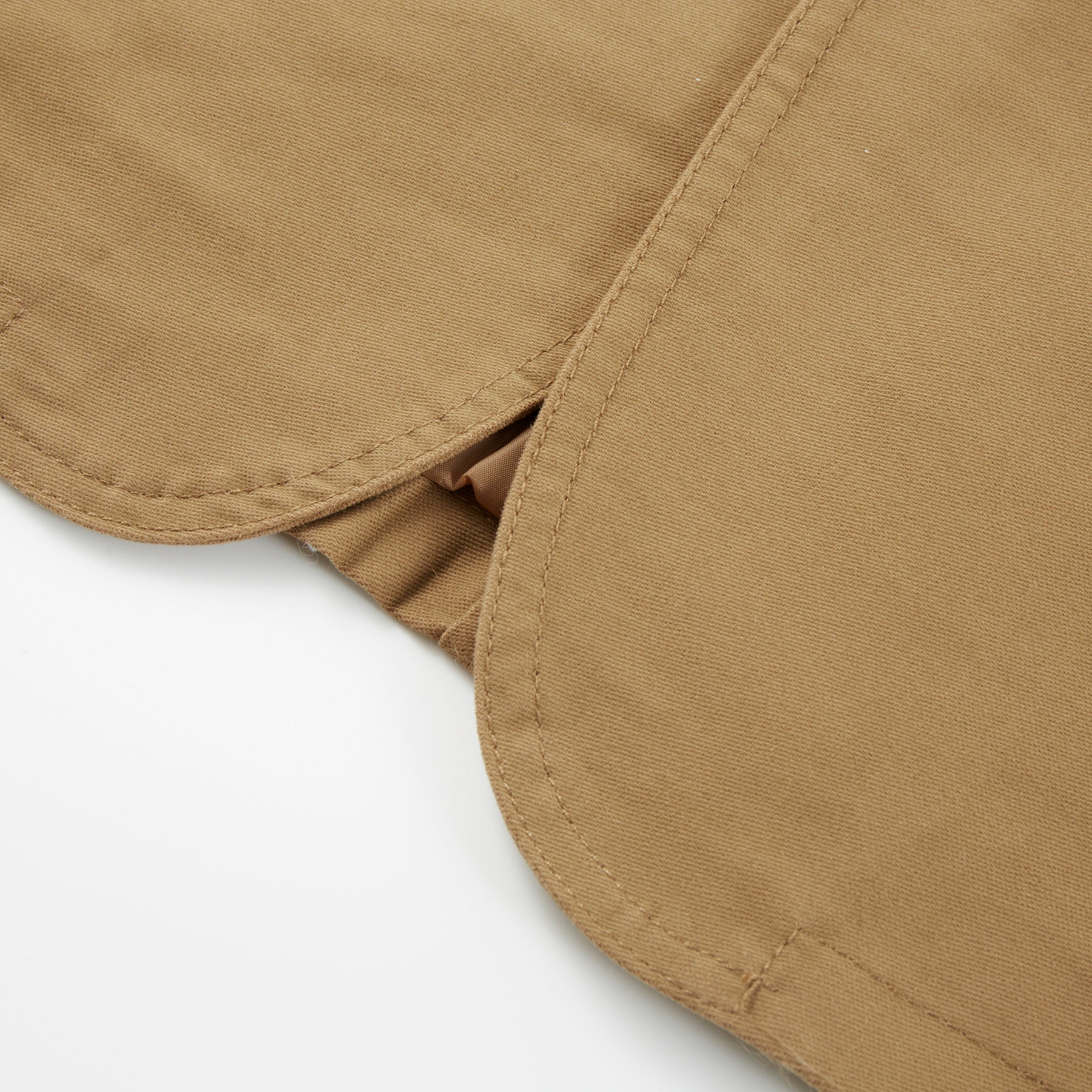 Cotton Light Khaki Jacket Two-Button Casual Blazer