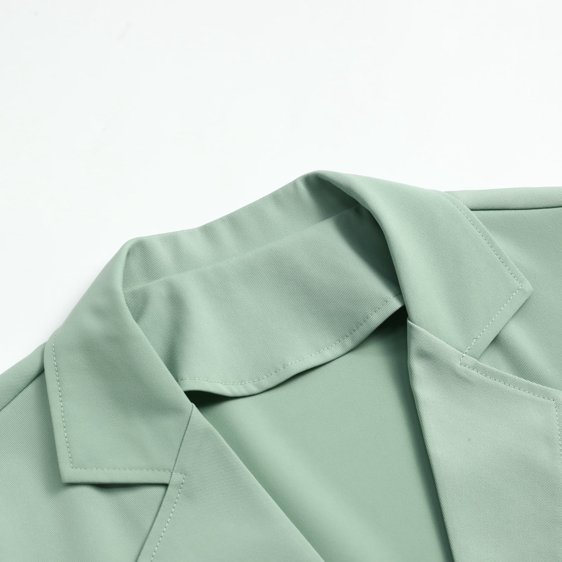 Men's Solid Color Hawaiian Summer Suit Green