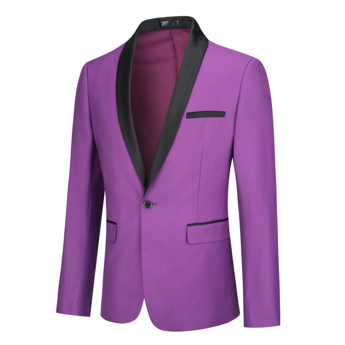 Cloudstyle Mens Tux Suits 2-Piece Shawl Collar Solid Prom Party Sets