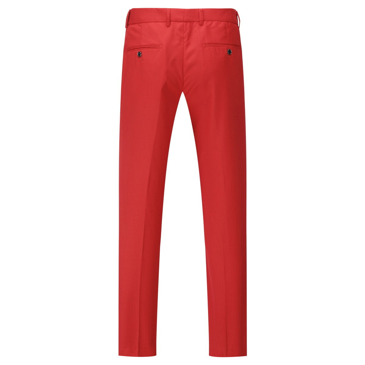 Mens 3 Piece Dress Suit Formal Casual Tux Vest Trousers Red