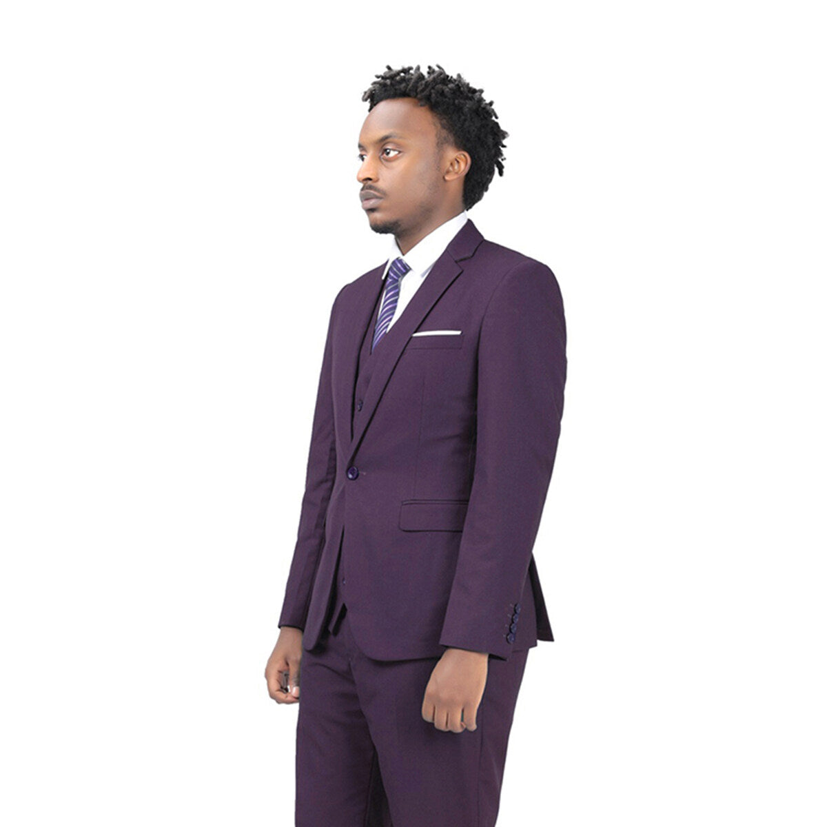 Purple Stylish Blazer One Button Casual Blazer