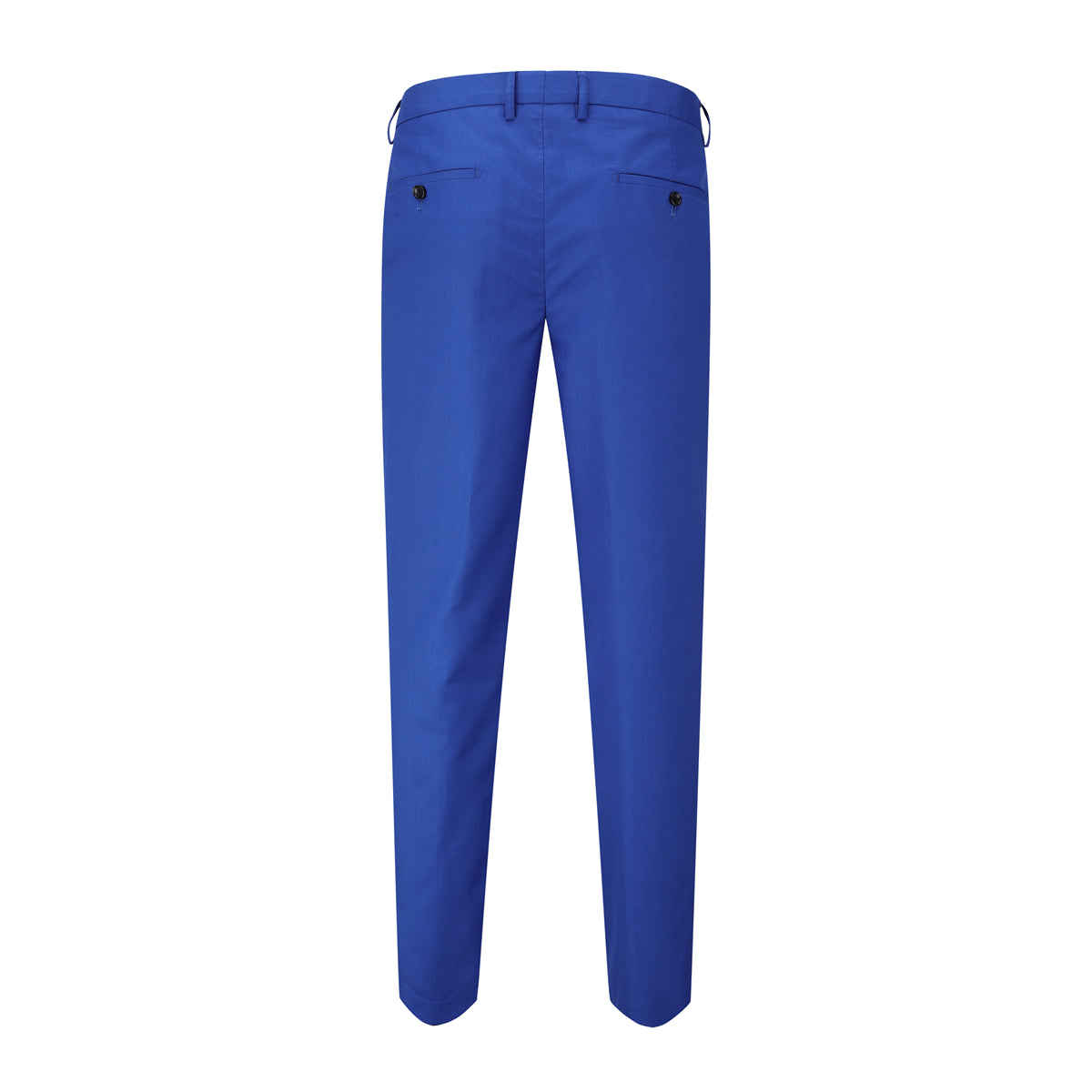 Men's 3-Piece Fashion One Button Color-Blocking Suit Blue