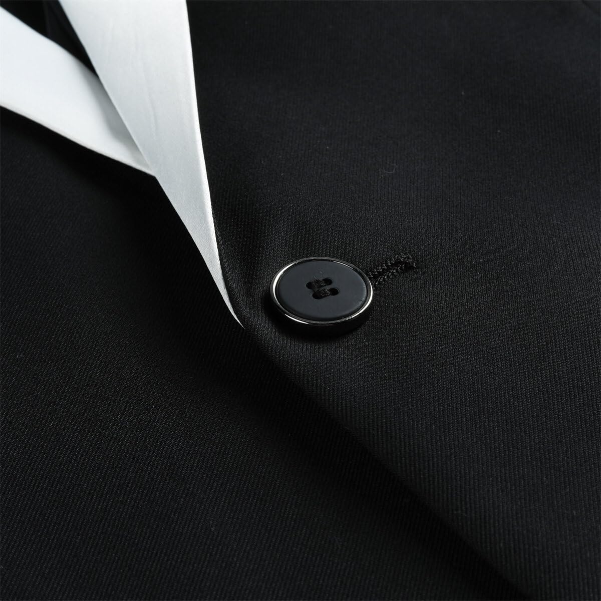Cloudstyle Mens Tux Suits 2-Piece Shawl Collar Solid Prom Party Sets White & Yellow