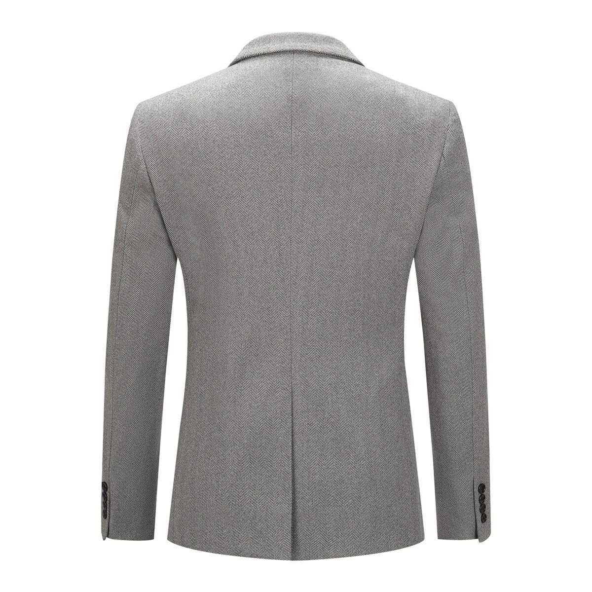 Mens Casual 2 Buttons Slim Fit Jacket Blazer Sport Coat