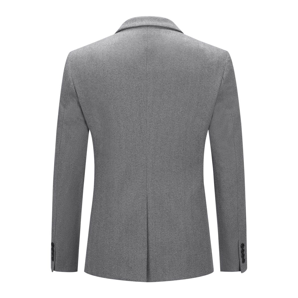 Mens Casual 2 Buttons Slim Fit Jacket Blazer Sport Coat