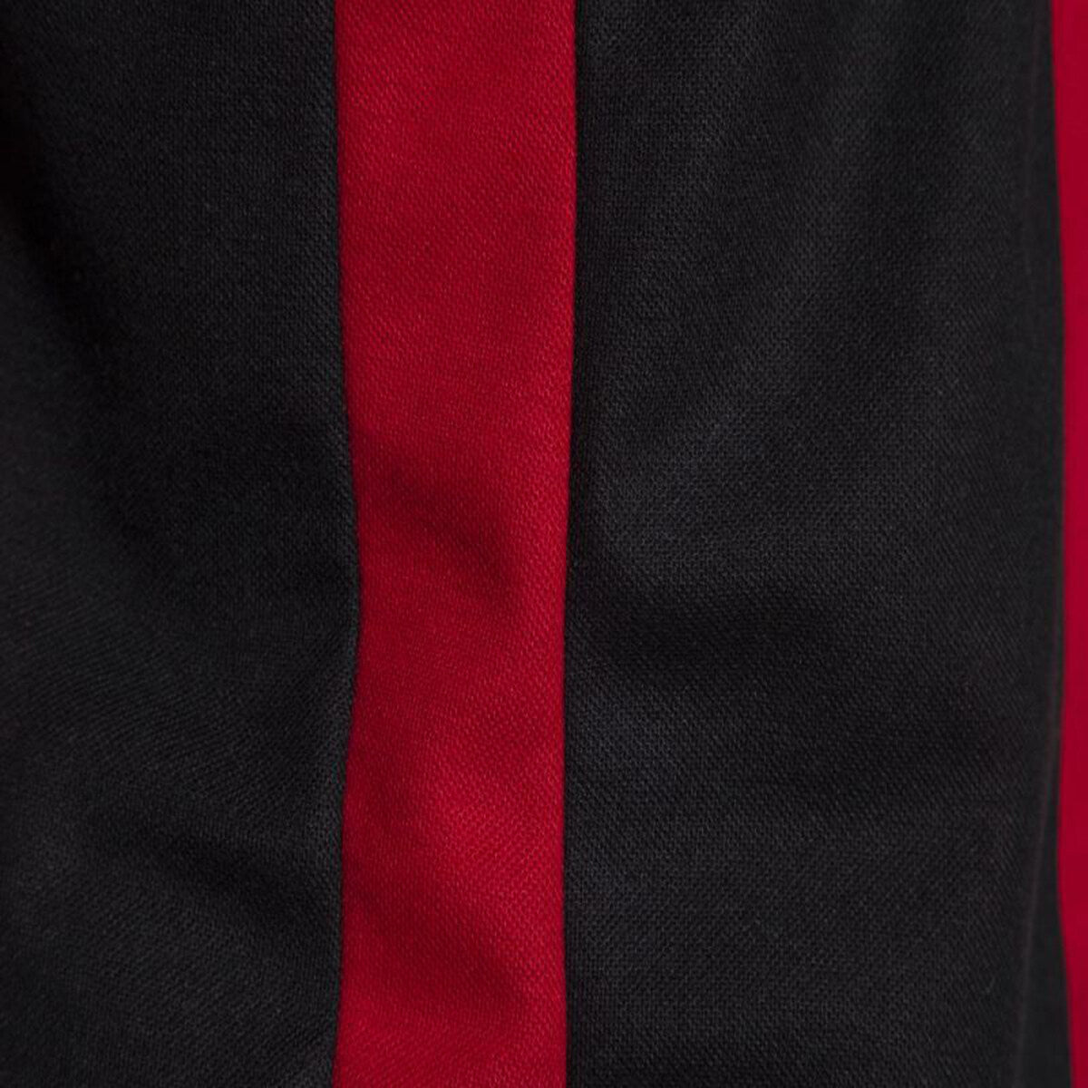 Men's Colourblock Lapel Short Sleeve Polo Shirt Red
