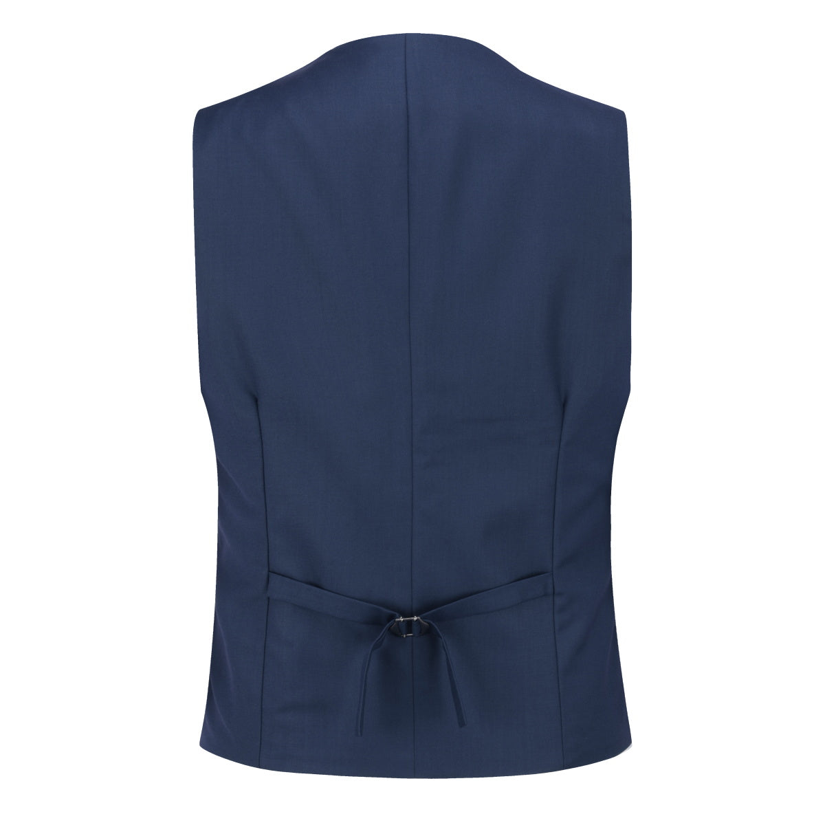 Men's Notched Lapel Patchwork Vest Navy