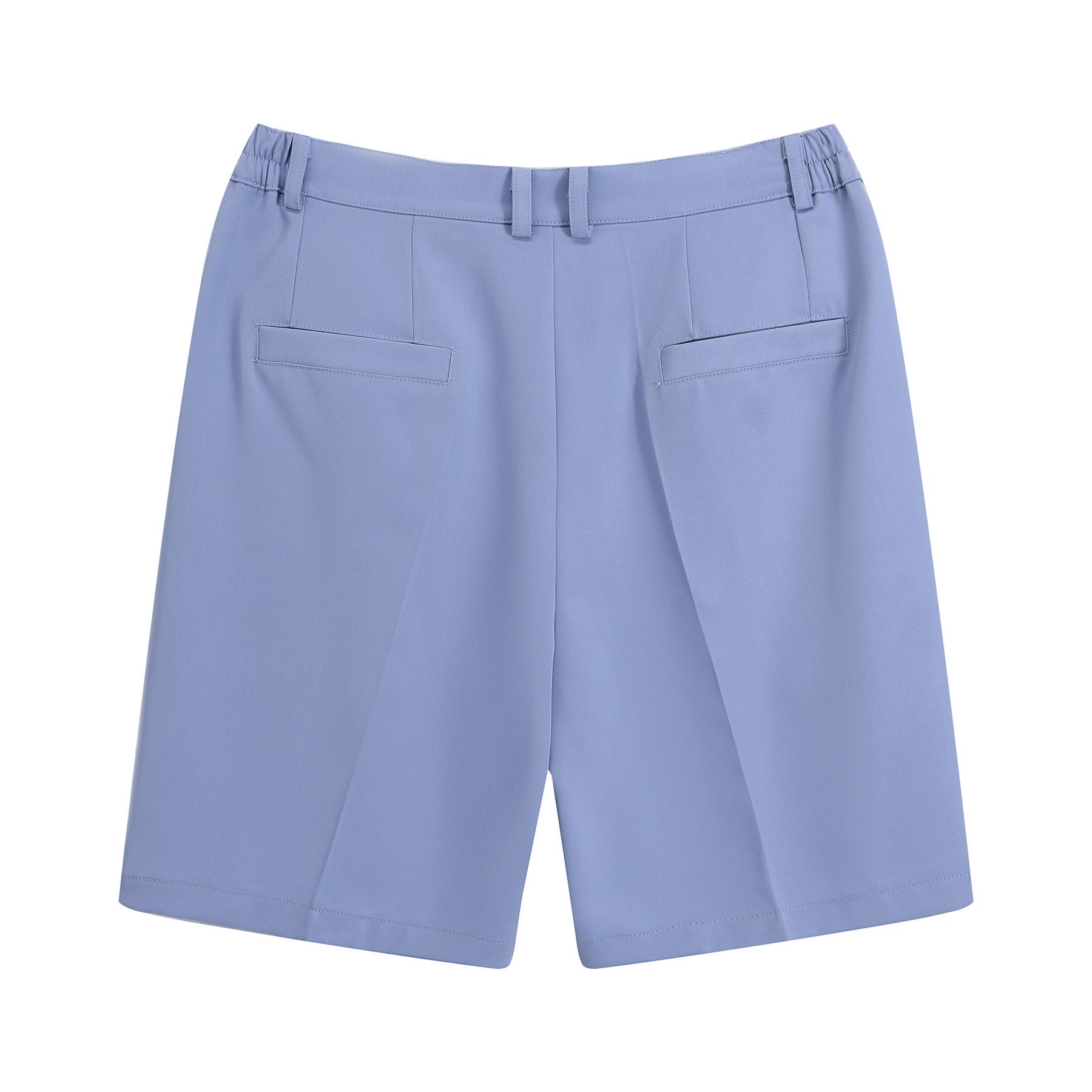 Men's Solid Color Hawaiian Summer Suit Blue