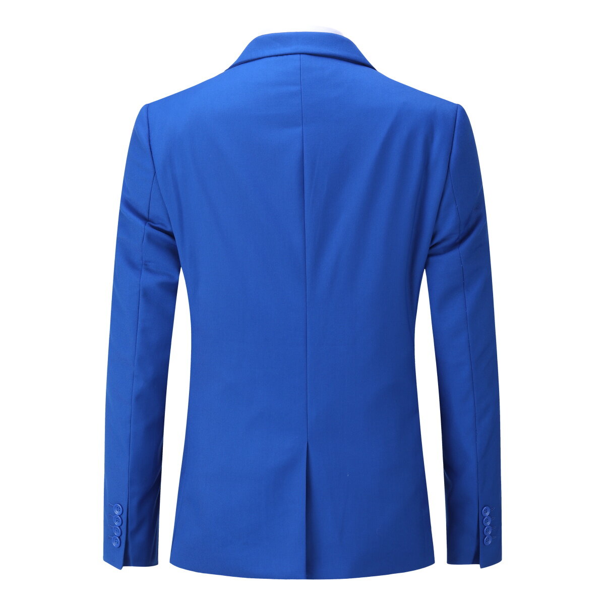 Mens 3 Piece Dress Suit Formal Casual Tux Vest Trousers Dark Blue