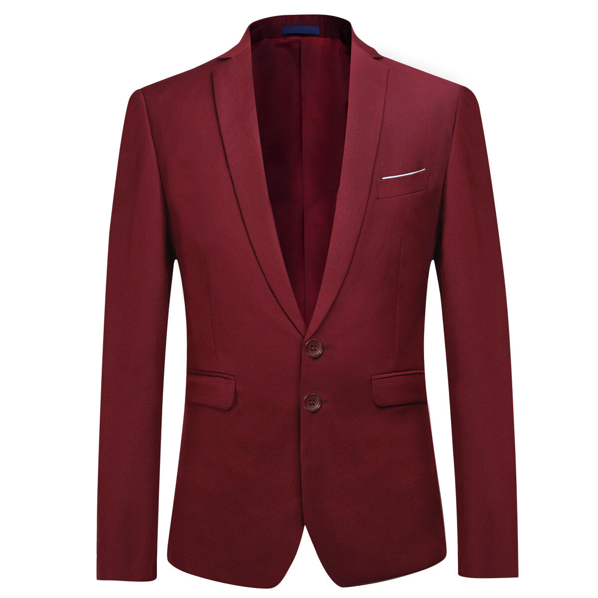 Classic Red Blazer Two Buttons Blazer