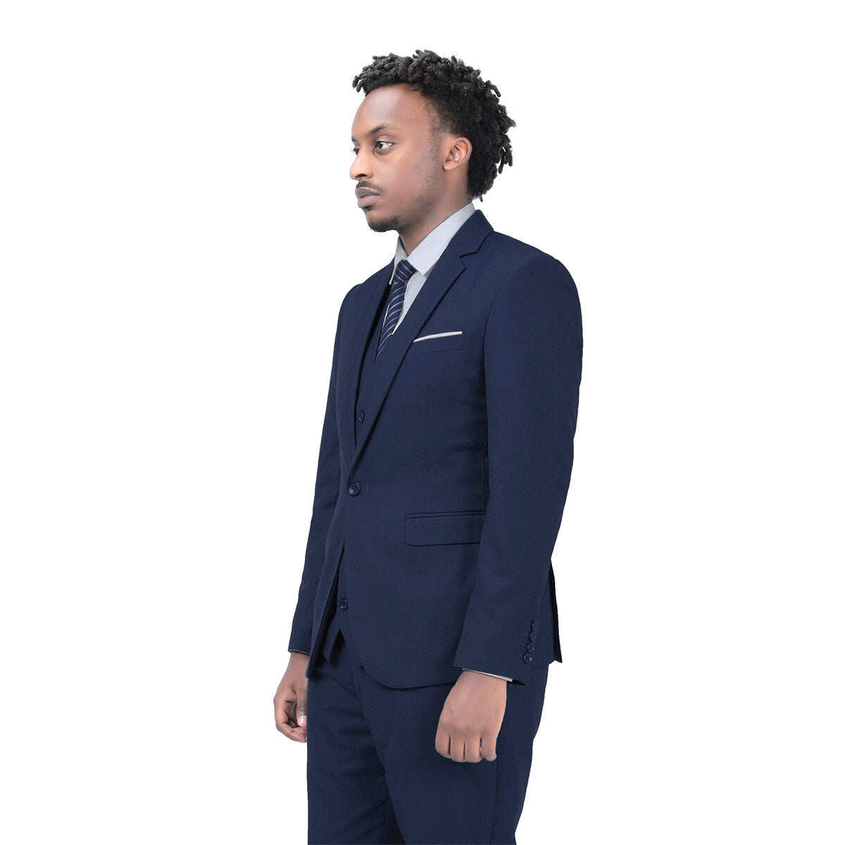 Navy Stylish Blazer One Button Casual Blazer