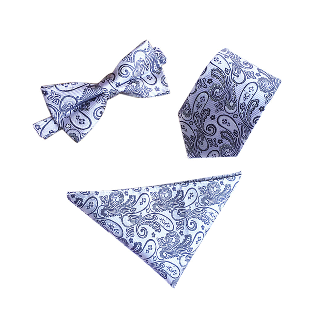 Floral Bow Tie Set 5 Choices - Cloudstyle