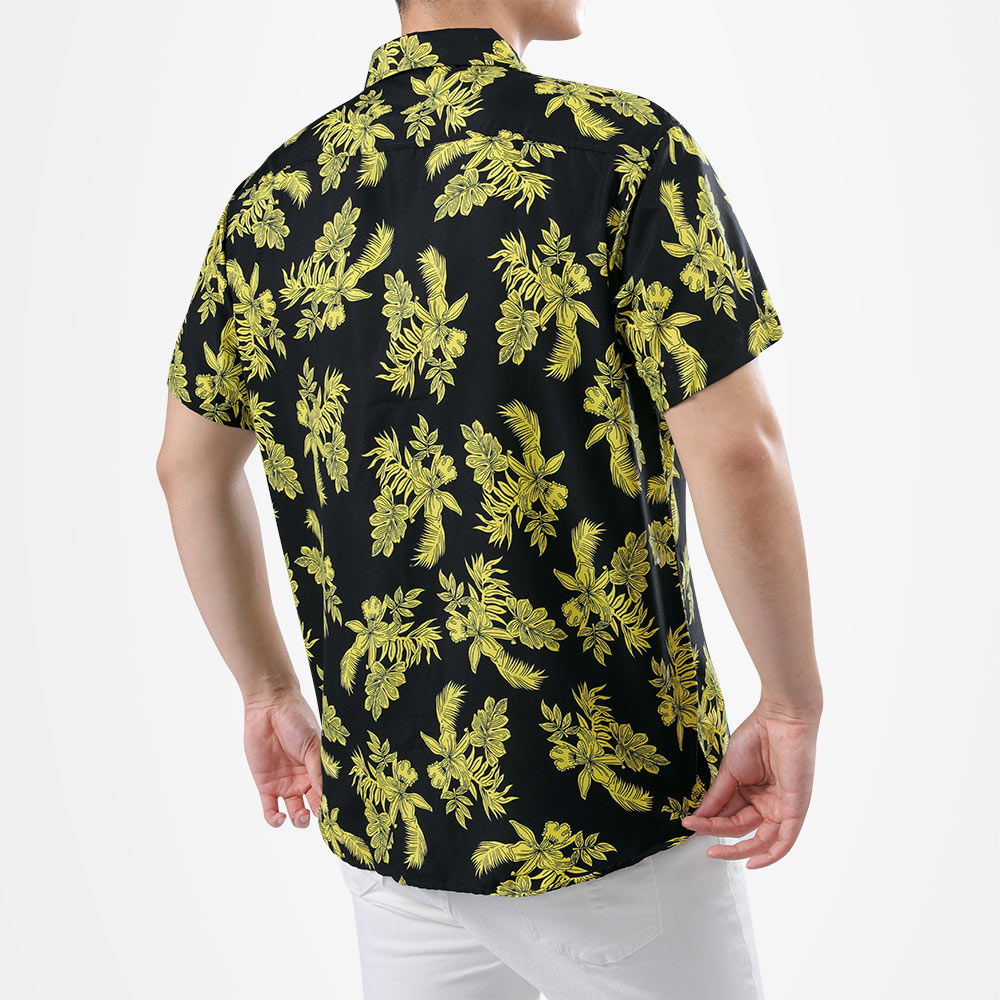 Print Black Shirt Summer Shirt