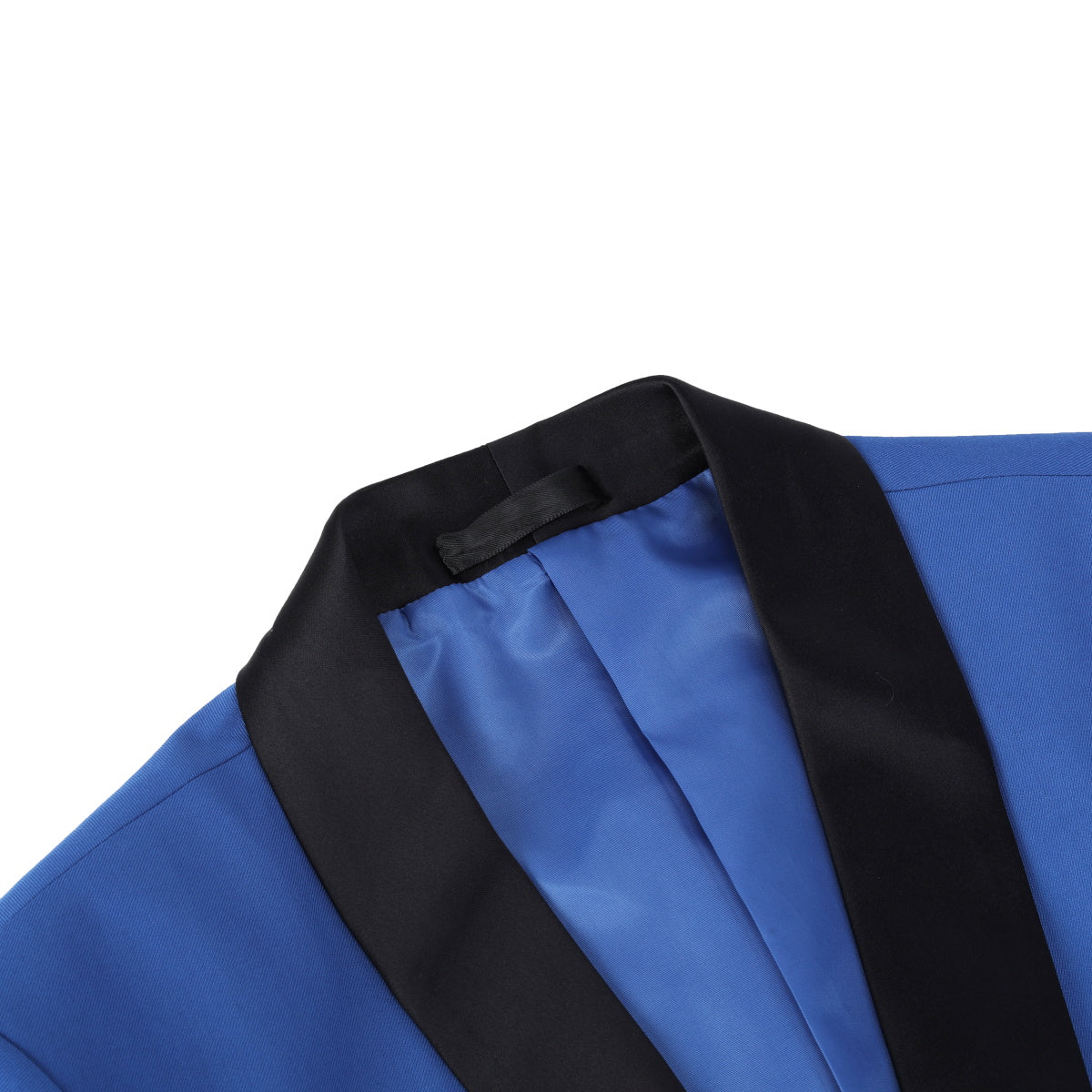 Slim Fit One Button Casual Royal Blue 3-Piece Suit