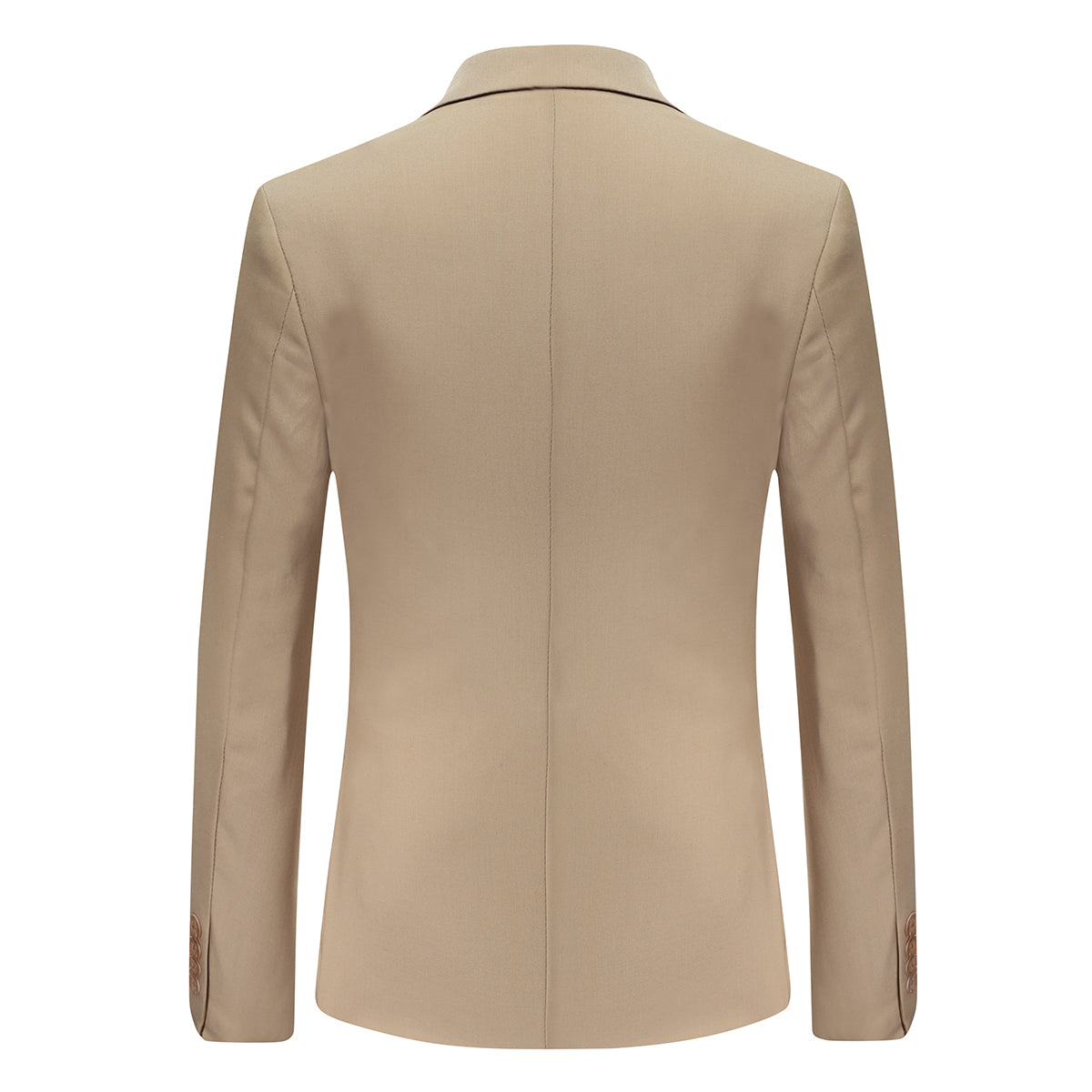 Two Piece Khaki Suit One Button Suit
