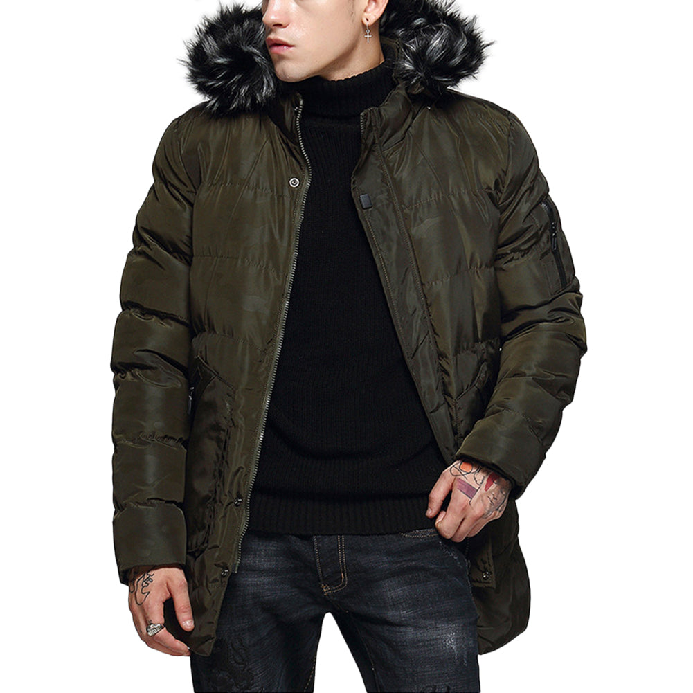 Hood Removable Faux Fur Coat 4 Colors - Cloudstyle