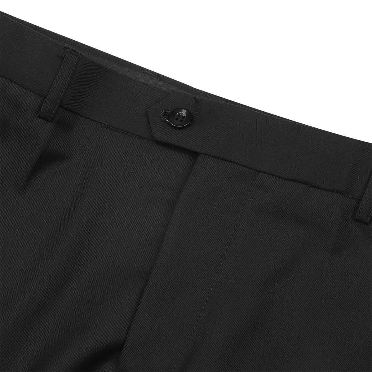 Slim Fit One Button Casual Black 3-Piece Suit