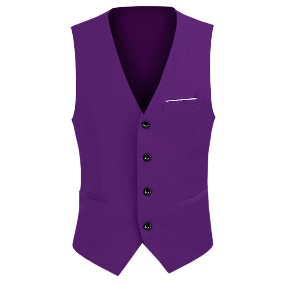 Slim Fit Fashion Solid Vest 13 Colors