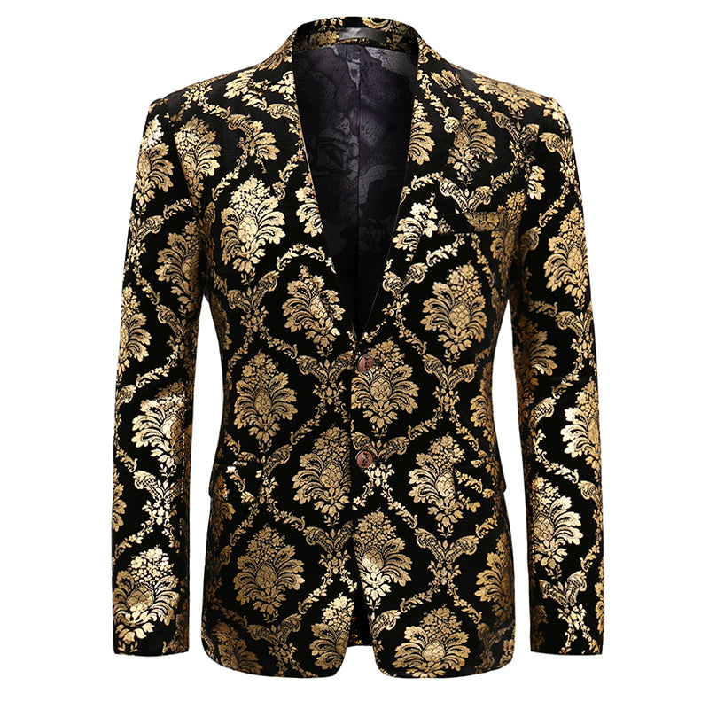 Modern Fit Paisley Floral Blazer 4 Colors - Cloudstyle