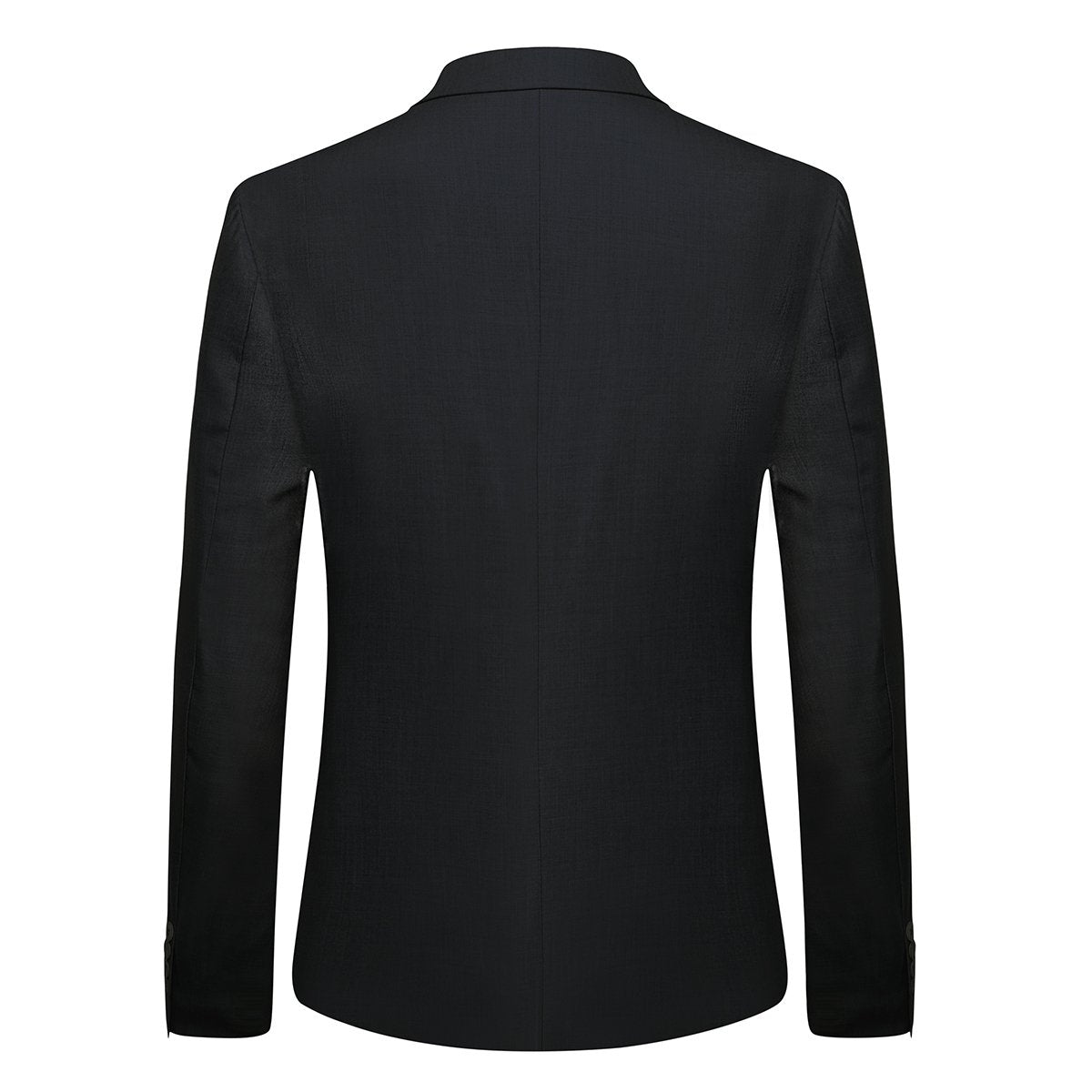 Two Piece Black Suit One Button Suit