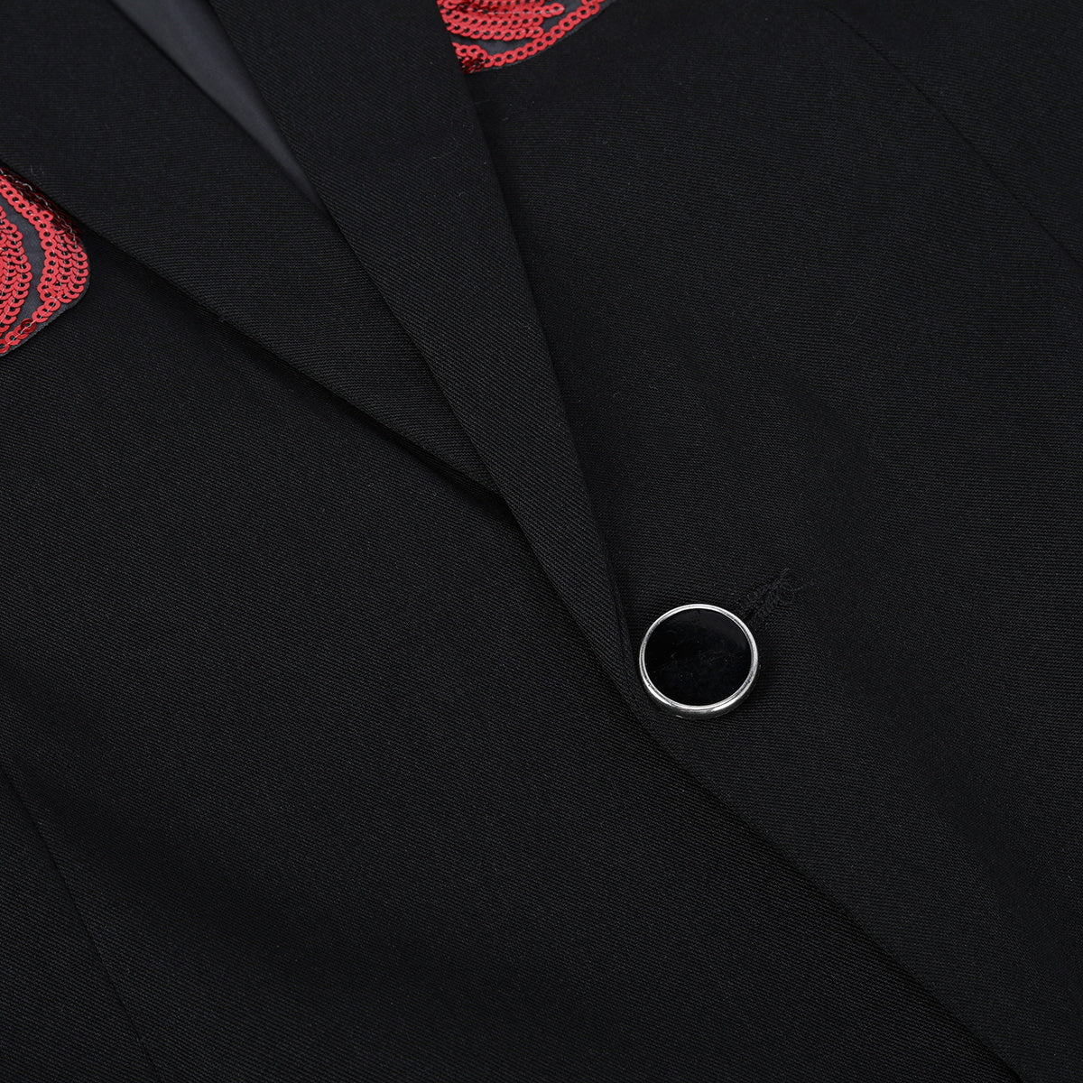 Red Wings Black Blazer Dress Floral Blazer