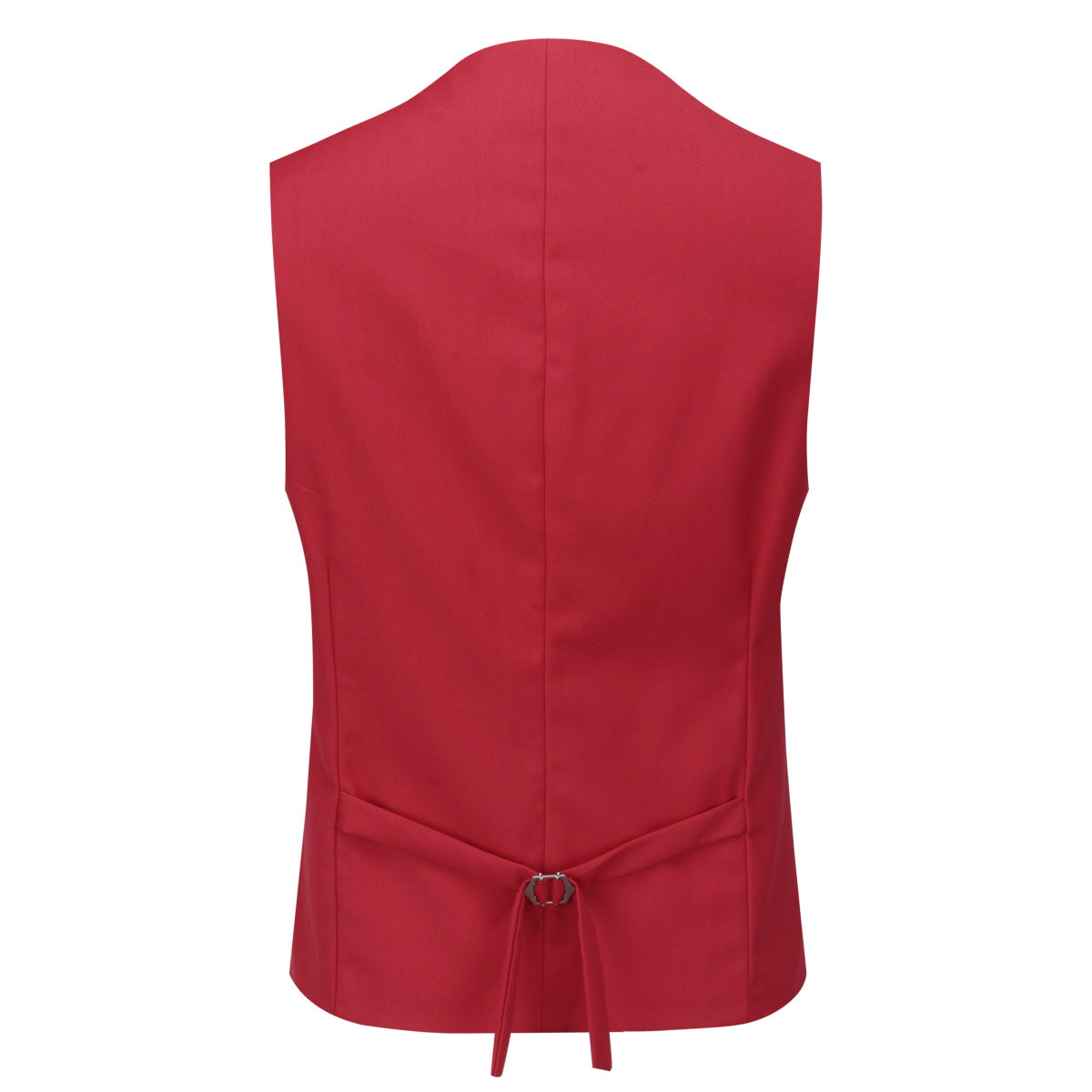 Slim Fit One Button Casual Red 3-Piece Suit