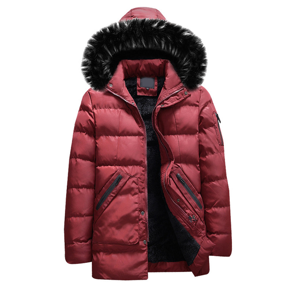 Hood Removable Faux Fur Coat 4 Colors - Cloudstyle
