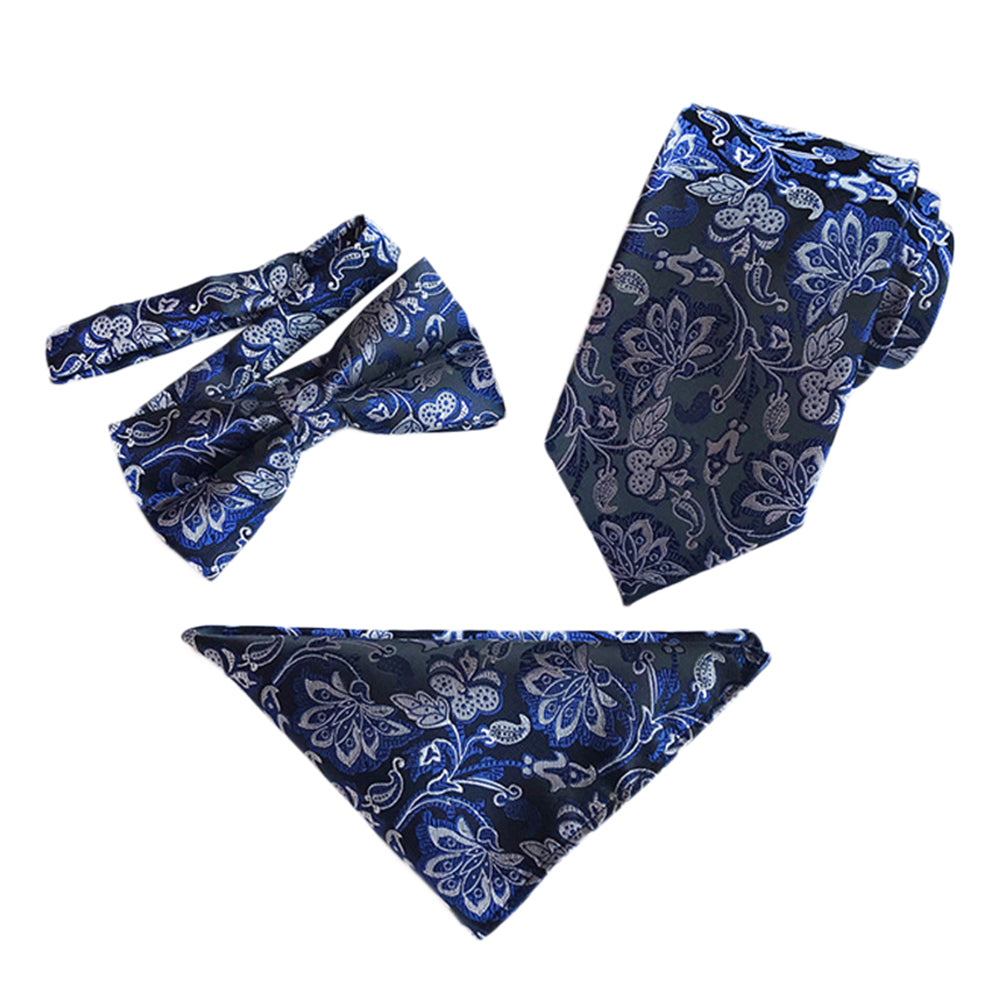 Paisley Floral Bow Tie Set For Suits 11 Styles - Cloudstyle