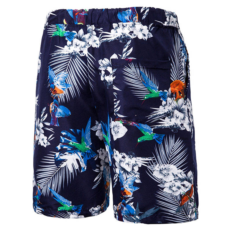 Relaxed Fit Multi-Pockets Cargo Shorts DarkBlue