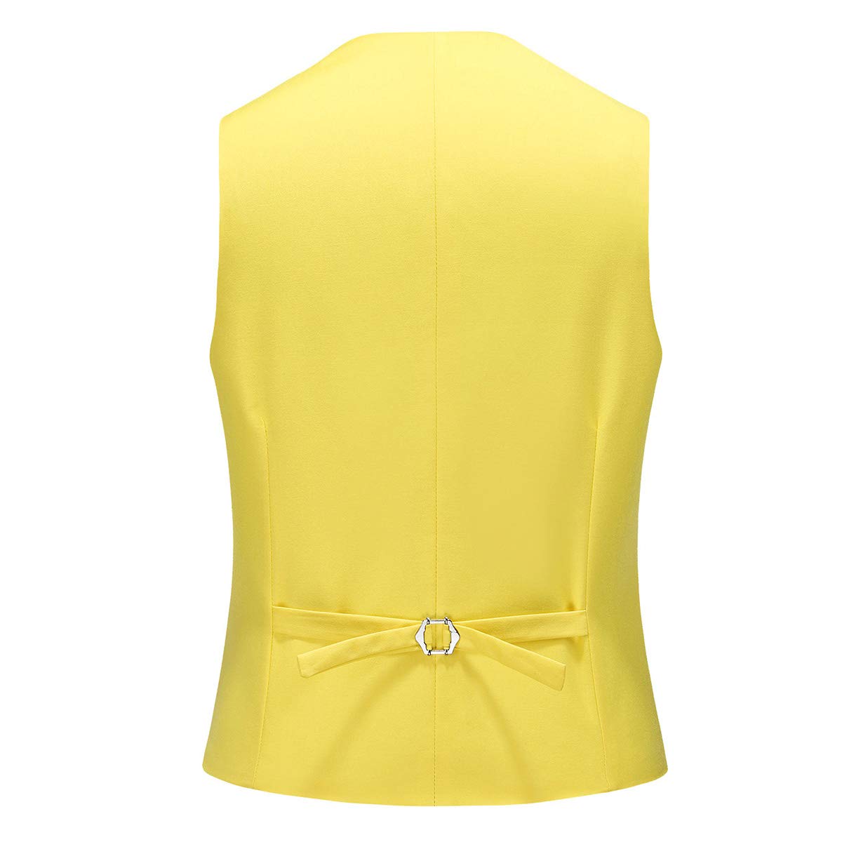 Mens 3 Piece Dress Suit Formal Casual Tux Vest Trousers Yellow