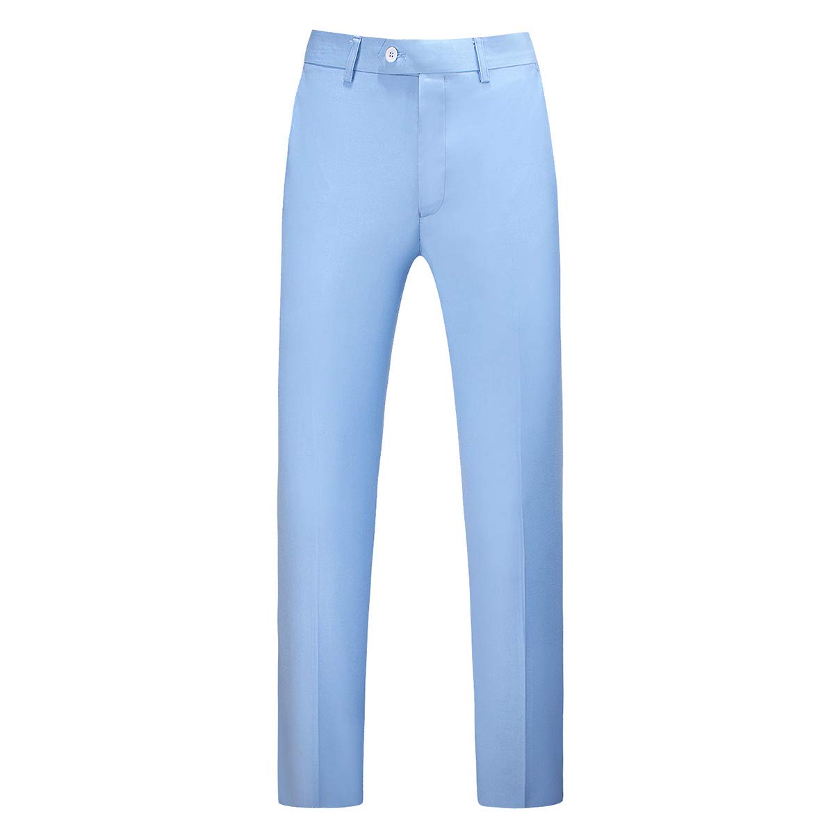 Mens 3 Piece Dress Suit Formal Casual Tux Vest Trousers Light Blue