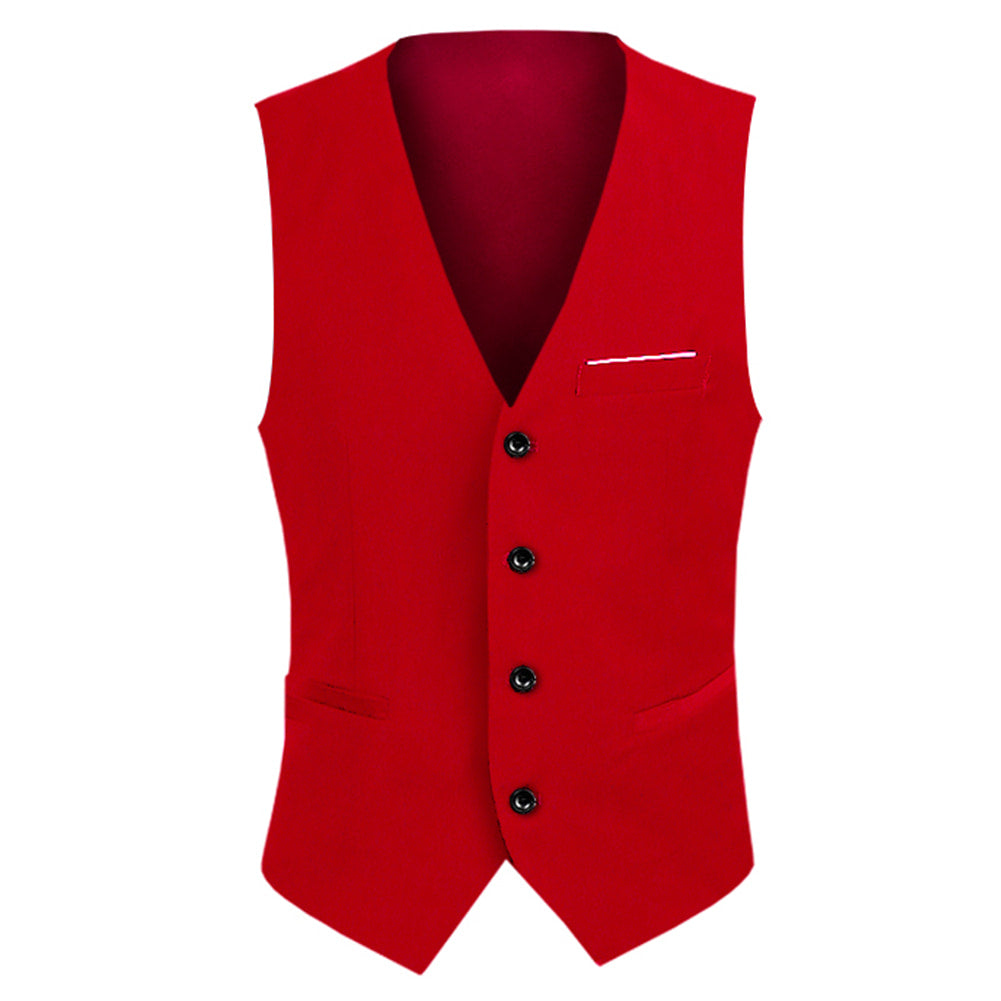 Slim Fit Fashion Solid Vest 13 Colors