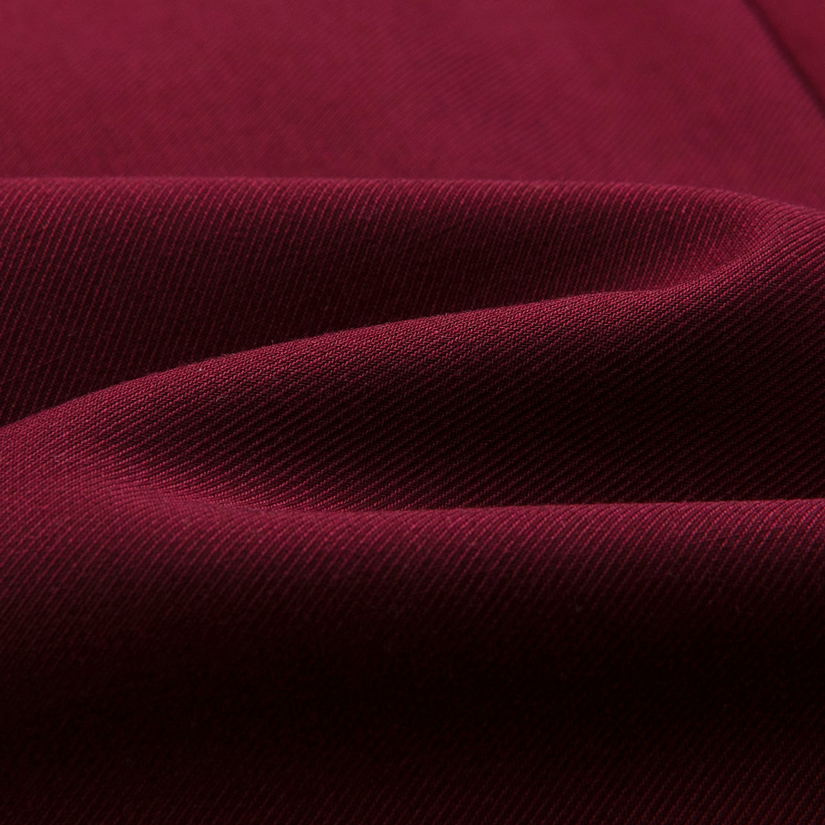 Men's Two-Button Back Slit Lapel Collar 3-Piece Suit Wine Red