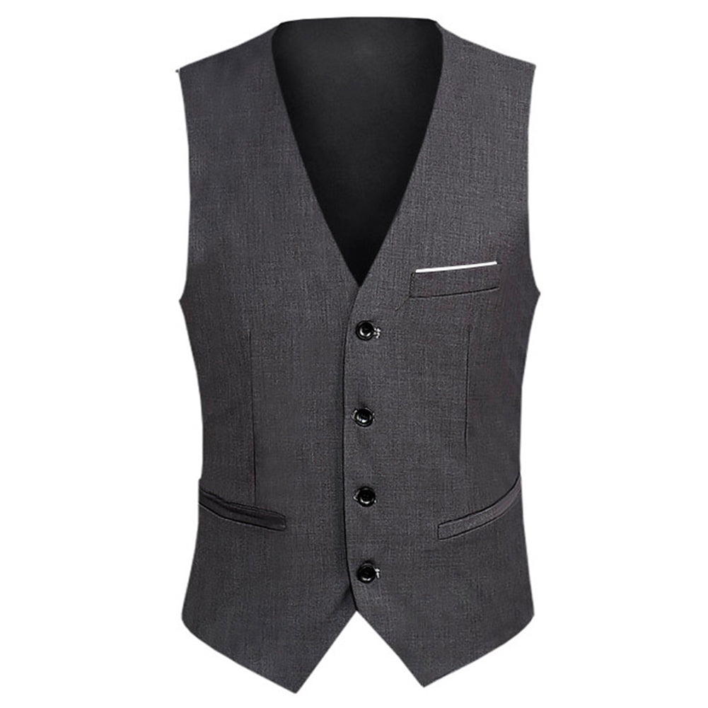 Slim Fit Fashion Solid Vest 13 Colors