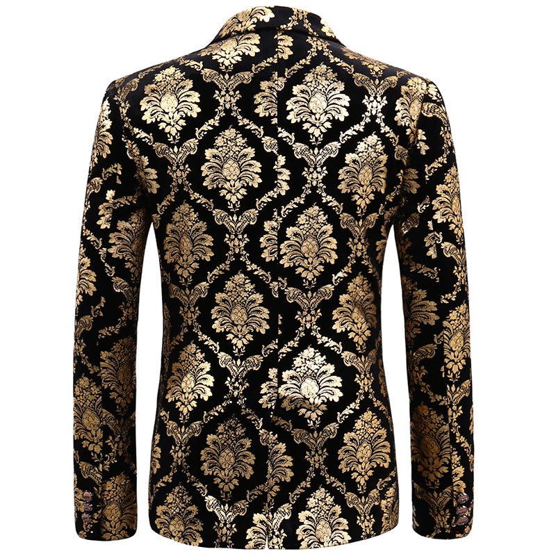 Modern Fit Paisley Floral Blazer 4 Colors - Cloudstyle