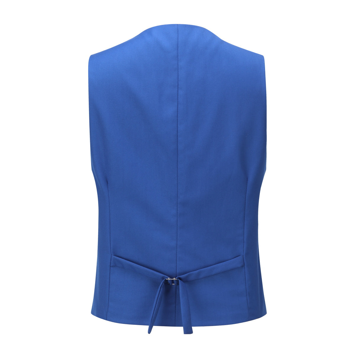 Slim Fit One Button Casual Royal Blue 3-Piece Suit