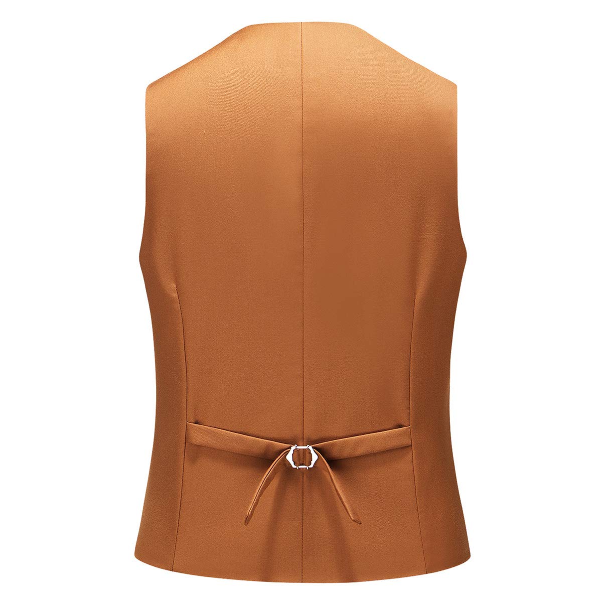 Mens 3 Piece Dress Suit Formal Casual Tux Vest Trousers Caramel