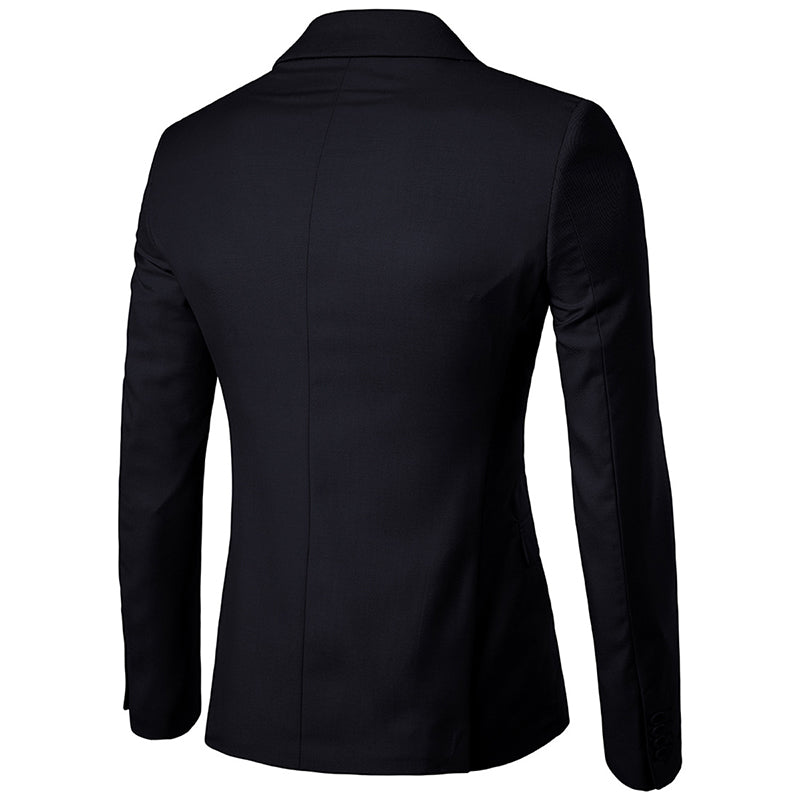 Black Casual Blazer Slim Fit Business Blazer