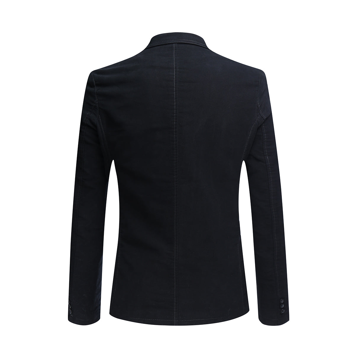Mens Casual 2 Buttons Slim Fit Jacket Sport Coat Black