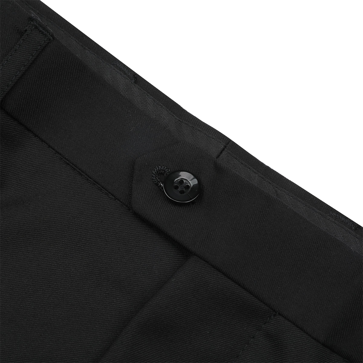 Slim Fit One Button Casual Black 3-Piece Suit