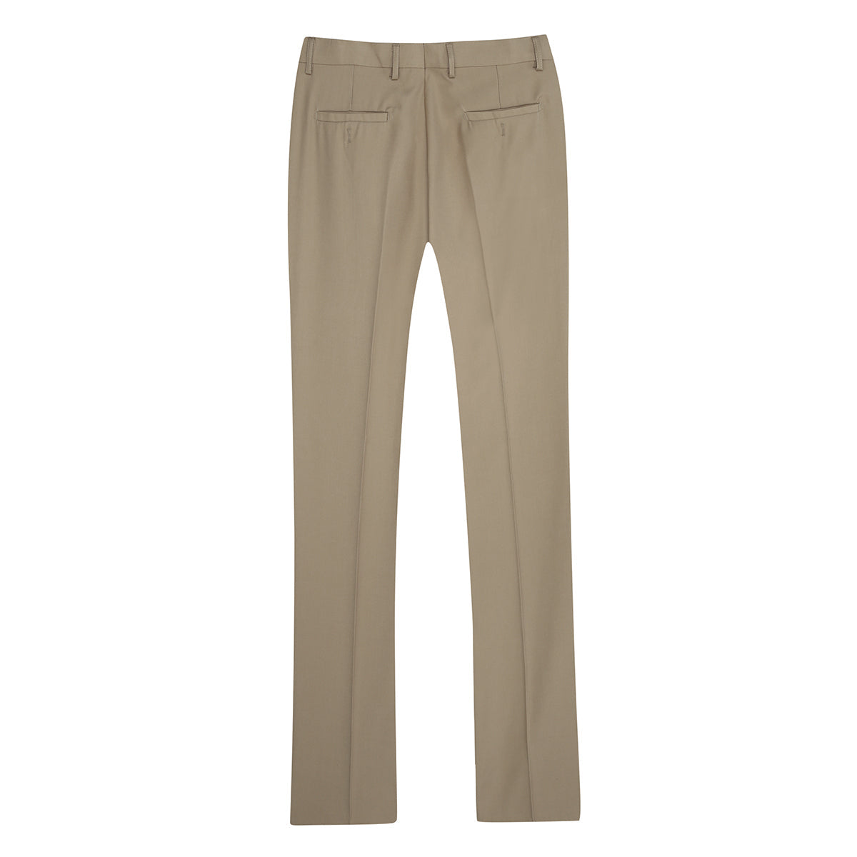 Two Piece Khaki Suit One Button Suit