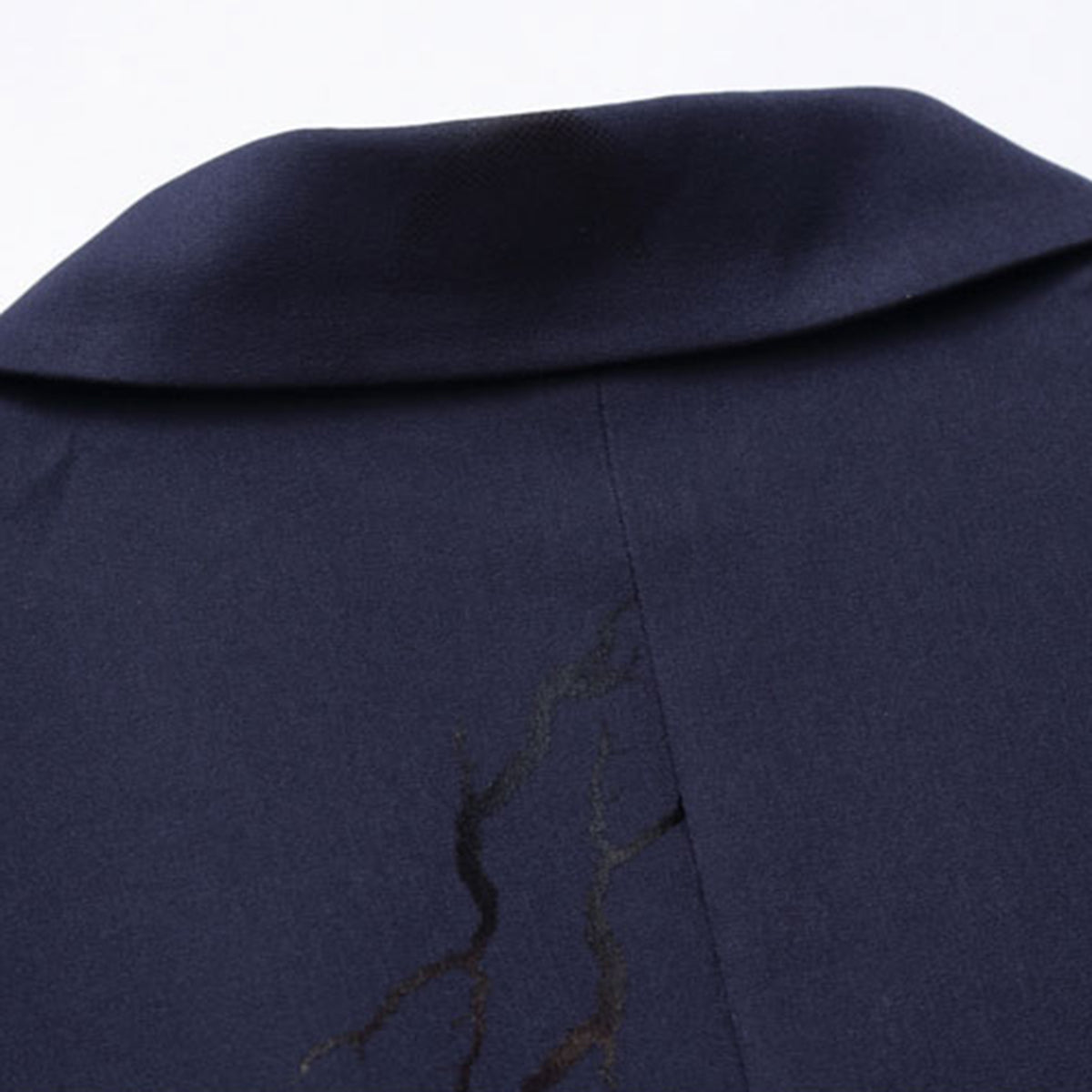 Men's Printed Single Breasted Slim Fit Blazer Blue