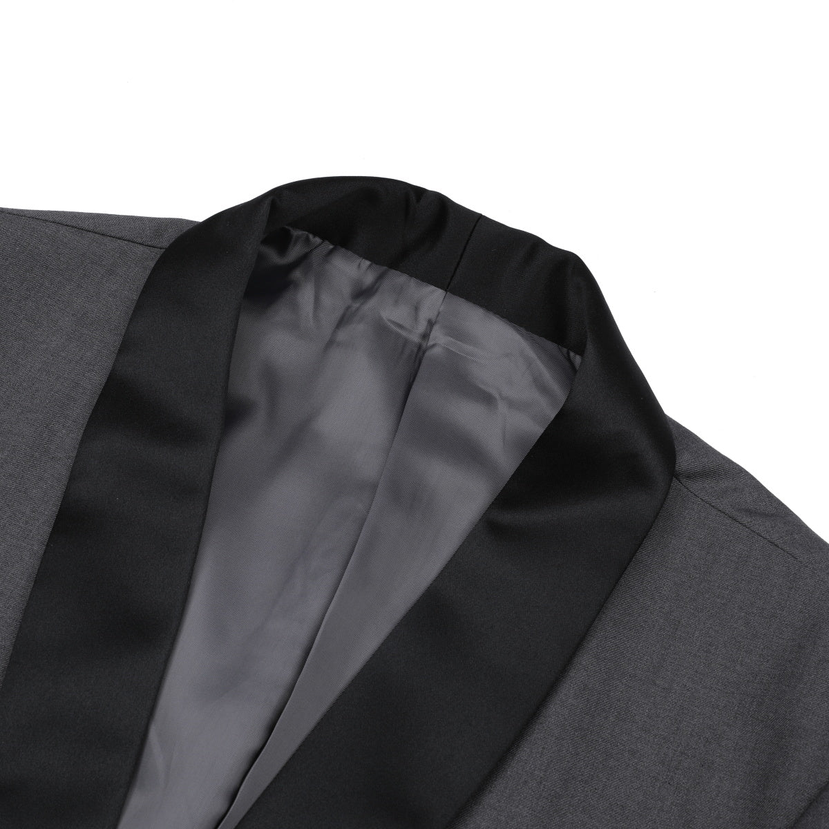 Slim Fit One Button Casual Grey 3-Piece Suit