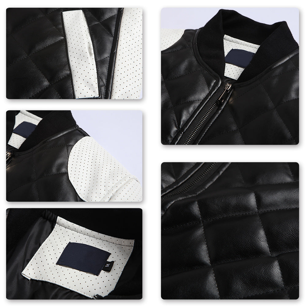 Slim Fit Baseball Jacket Coat Padded Jacket