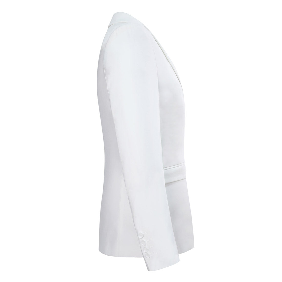 Slim Fit 2 Piece Suit 2 Button Formal Business Wedding Solid Suits White