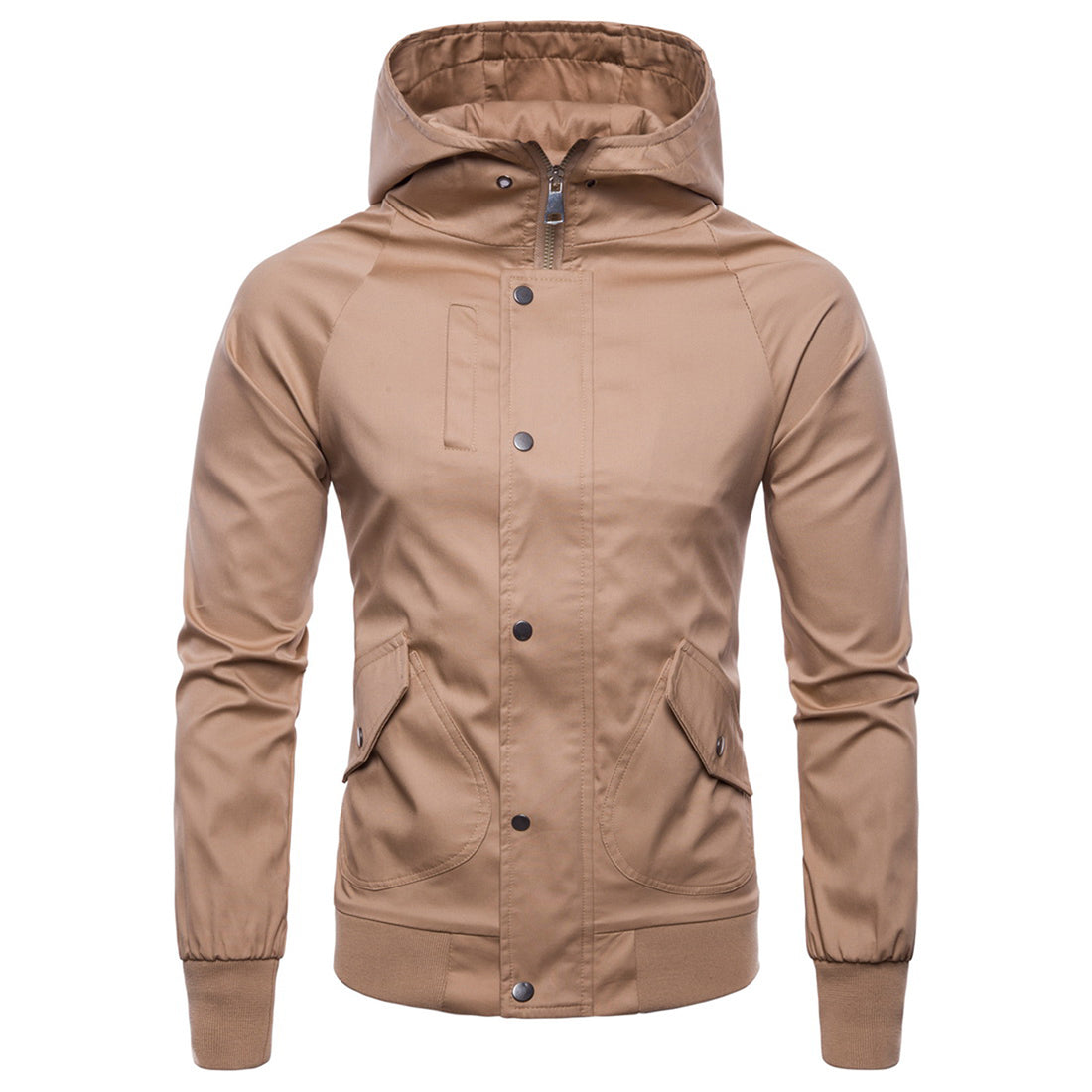 Mens Casual Hoodie Windbreaker Jackets Outdoors Coat