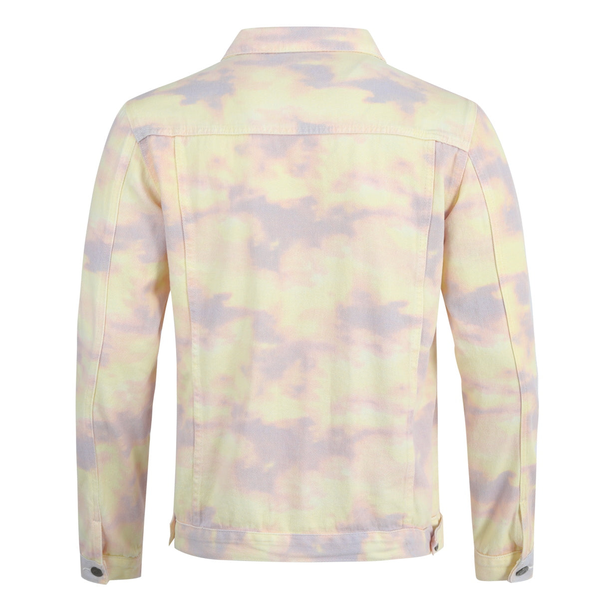 Men's Jacket Casual Lightweight Rainbow Color Prtinted Outwear Coat