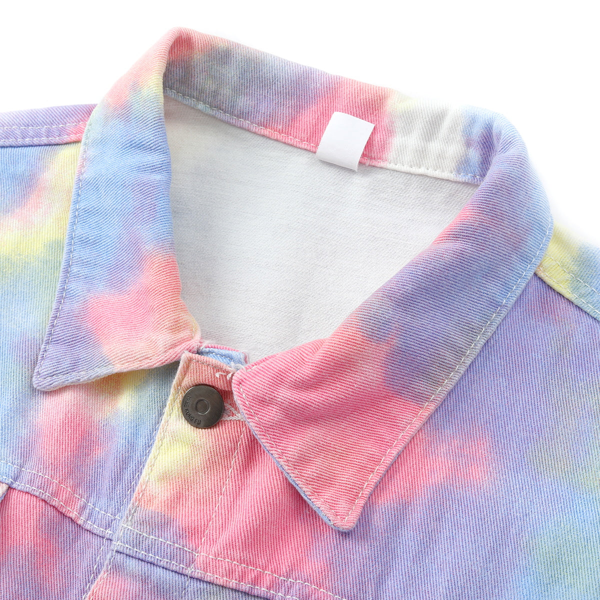Men's Jacket Casual Lightweight Rainbow Color Prtinted Outwear Coat