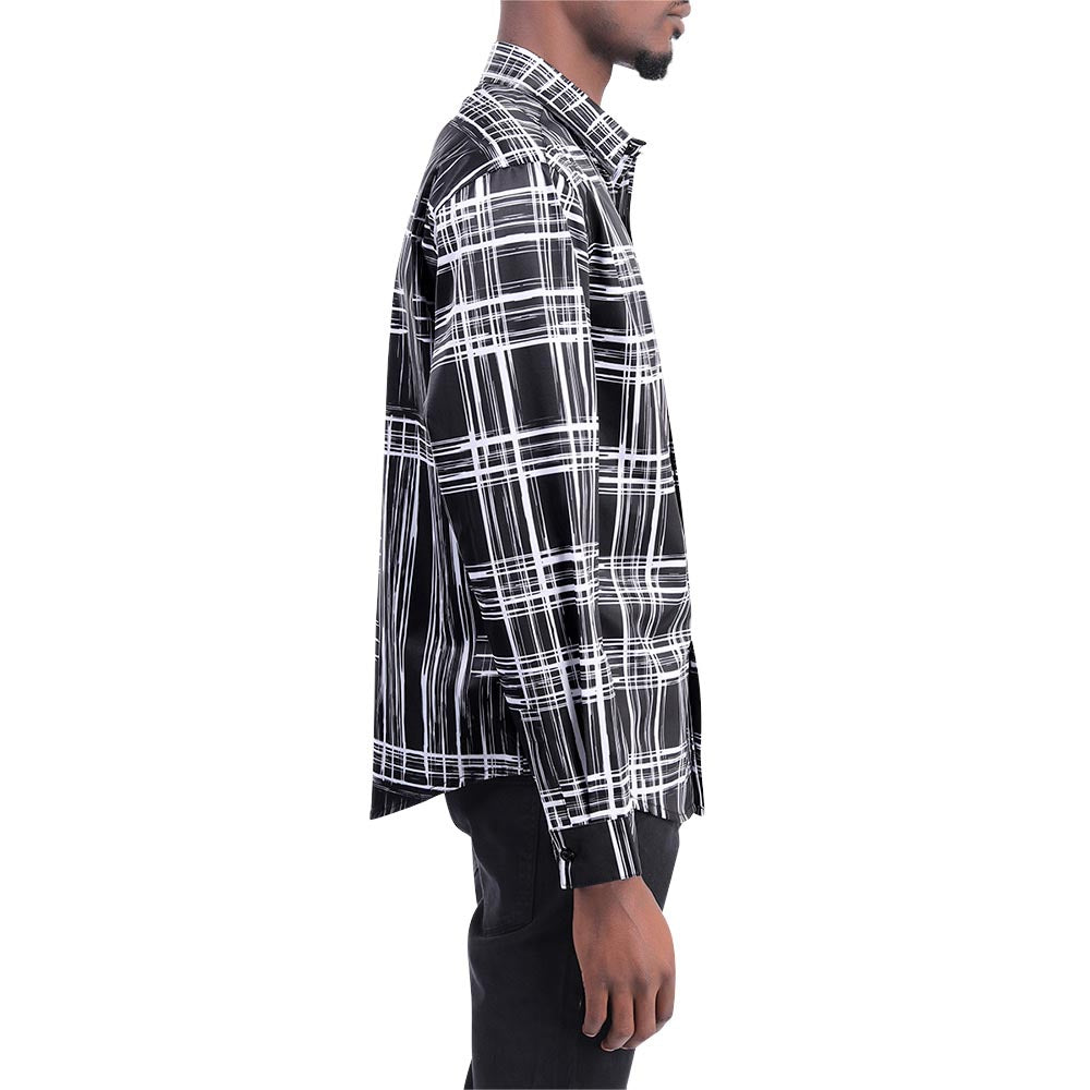 Men's Slim Fit Printed Casual Shirt Party Shirts